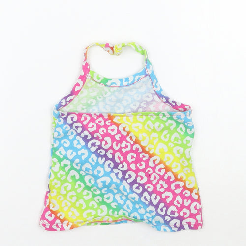 1989 Place Girls Multicoloured Animal Print  Basic Tank Size 3 Years