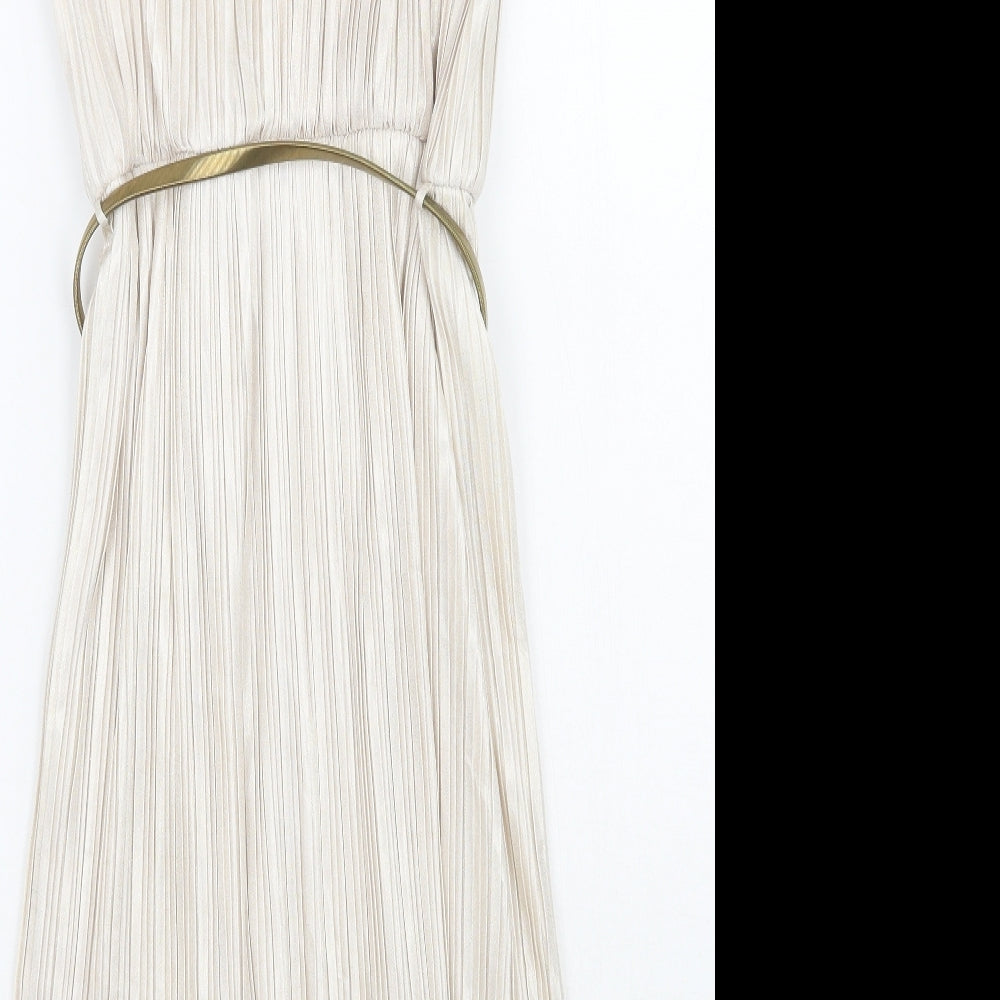 Miss Selfridge Womens Ivory   A-Line  Size 8