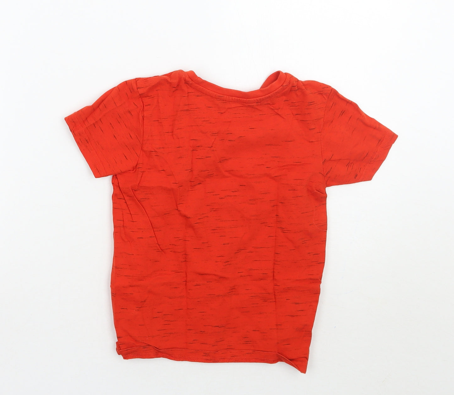 George Boys Red   Basic T-Shirt Size 5-6 Years