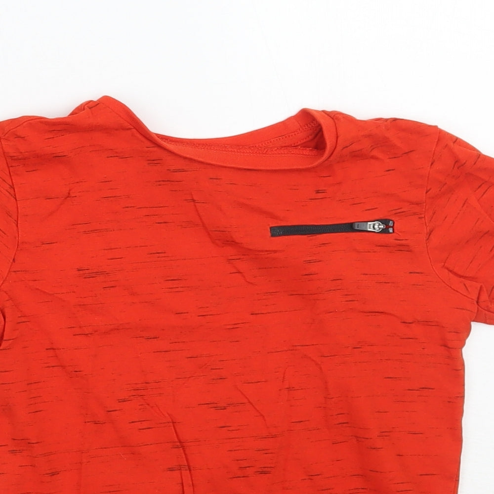 George Boys Red   Basic T-Shirt Size 5-6 Years