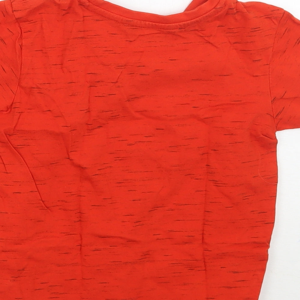 George Boys Red   Basic T-Shirt Size 5-6 Years