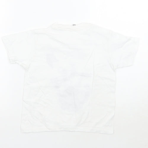 Casual classics Boys White   Basic T-Shirt Size 5-6 Years