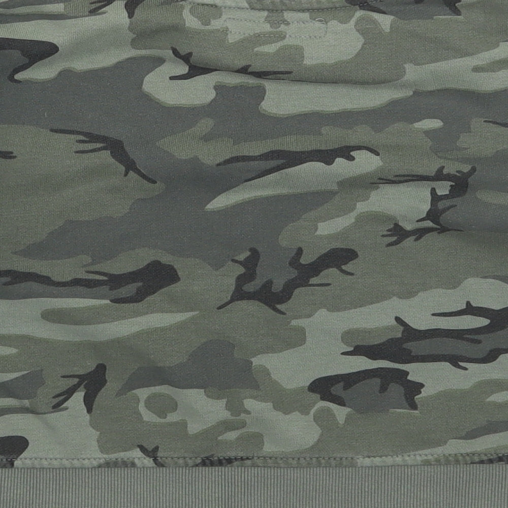 NEXT Boys Green Camouflage  Pullover Jumper Size 3 Years