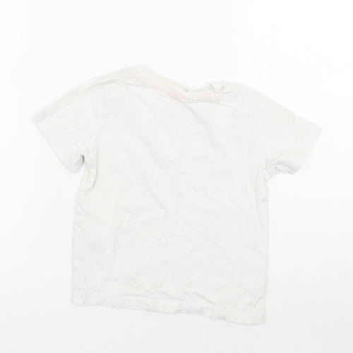 H&M Boys White   Basic T-Shirt Size 3 Years