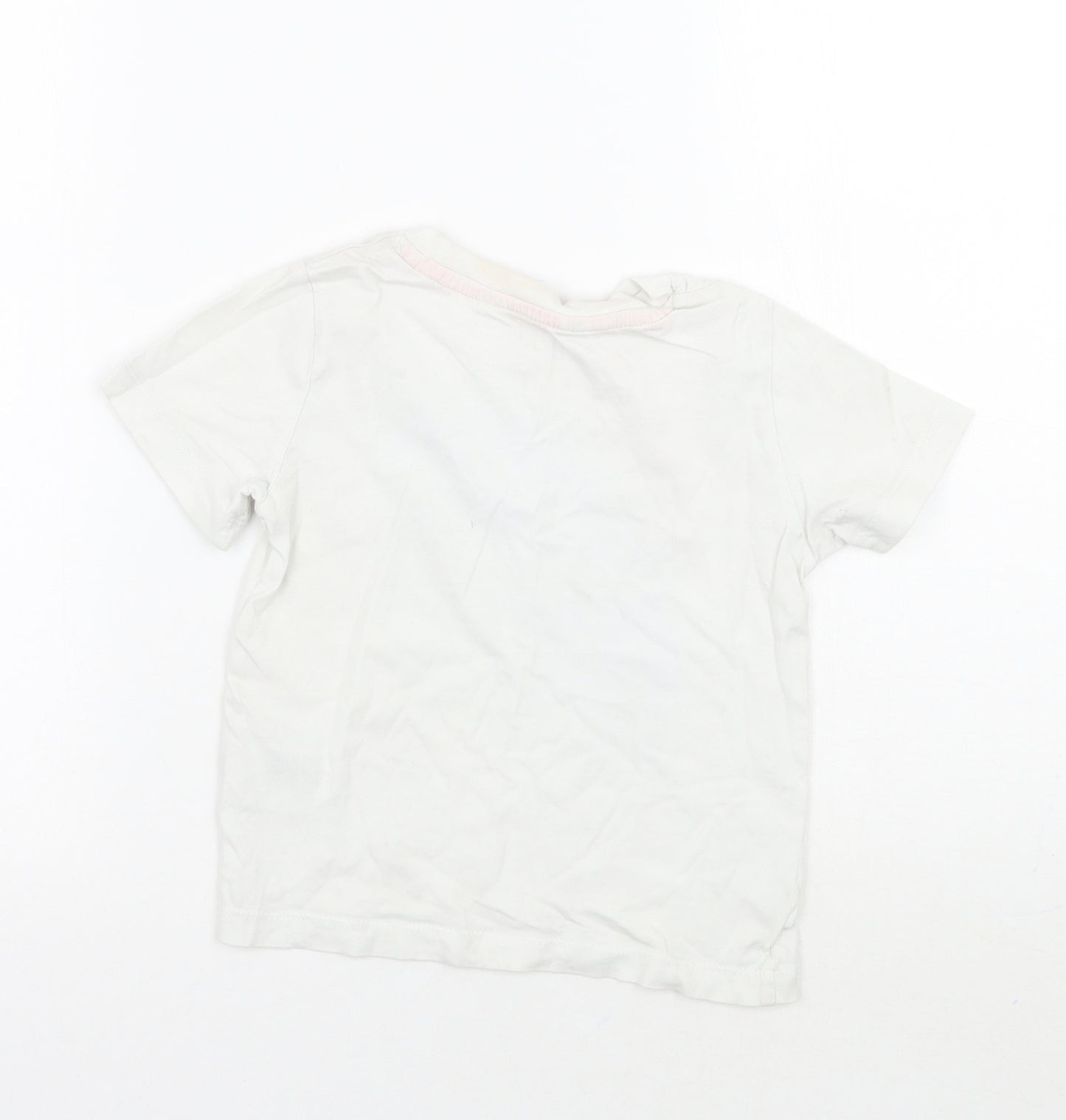 H&M Boys White   Basic T-Shirt Size 3 Years