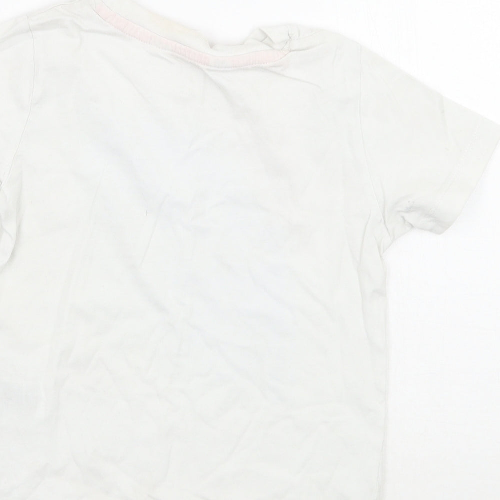 H&M Boys White   Basic T-Shirt Size 3 Years