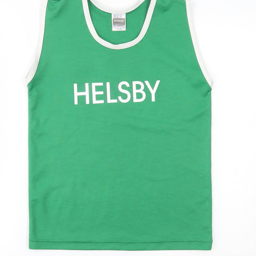 proteam Mens Green   Jersey Tank Size XS