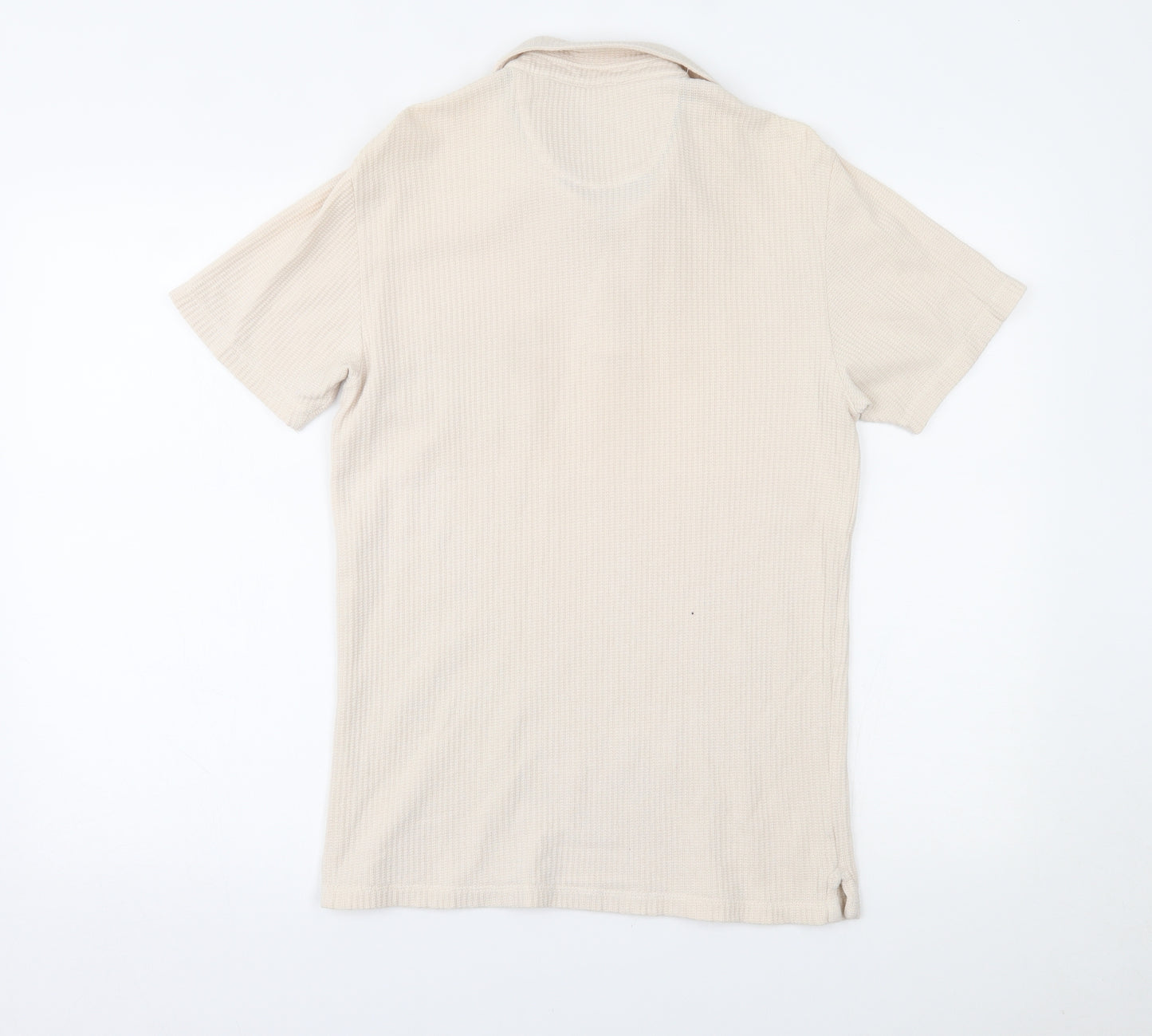 NEXT Mens Beige    Polo Size S