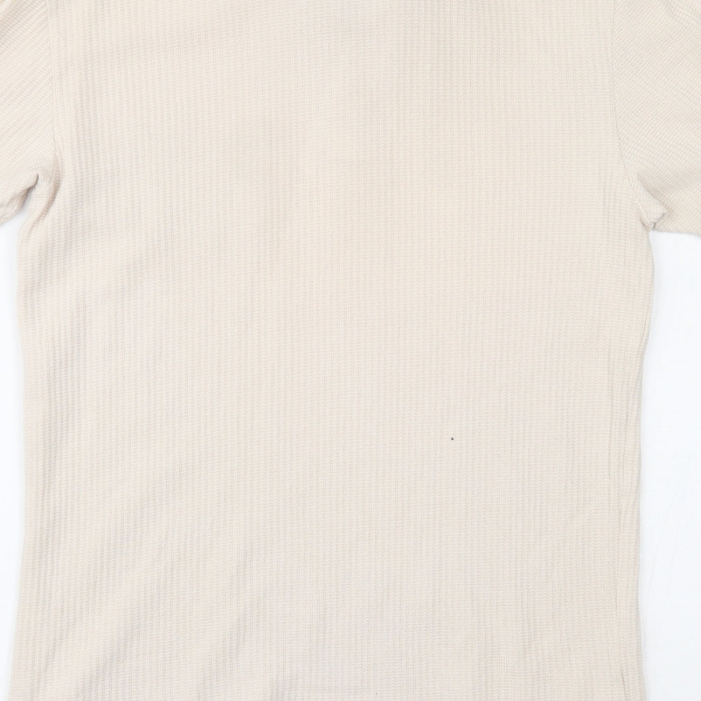 NEXT Mens Beige    Polo Size S