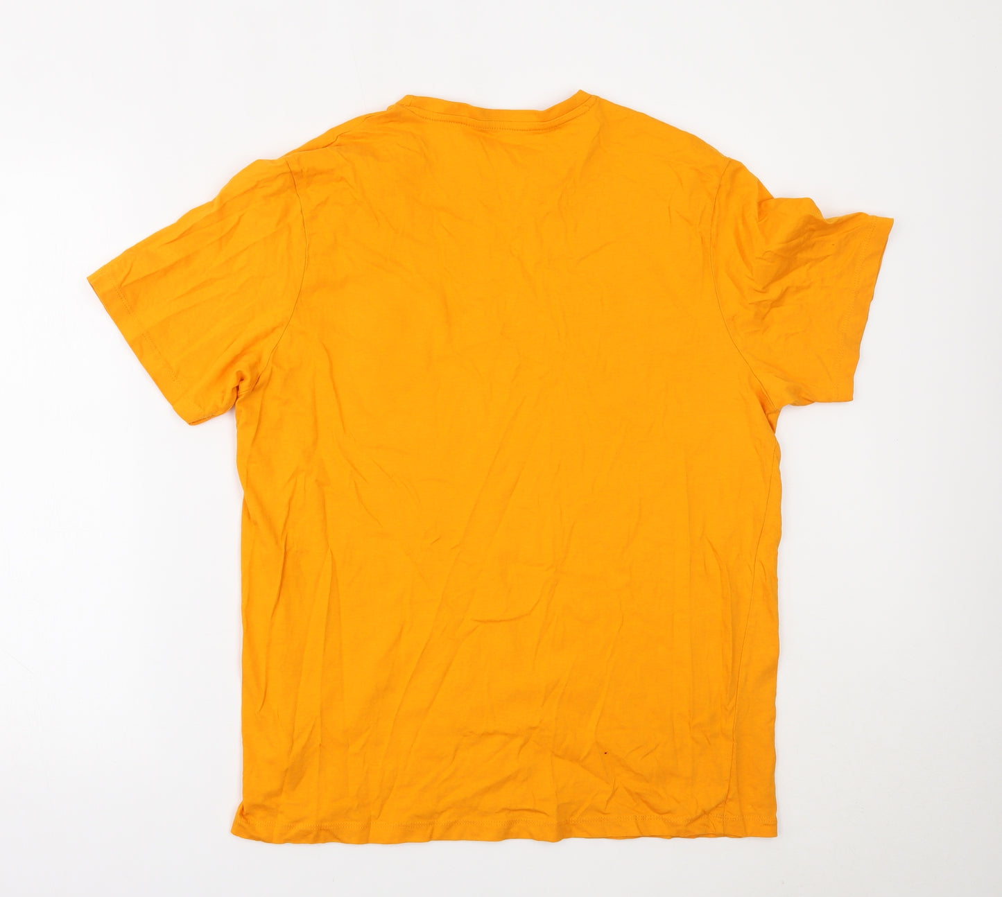 Primark Mens Yellow    T-Shirt Size XL