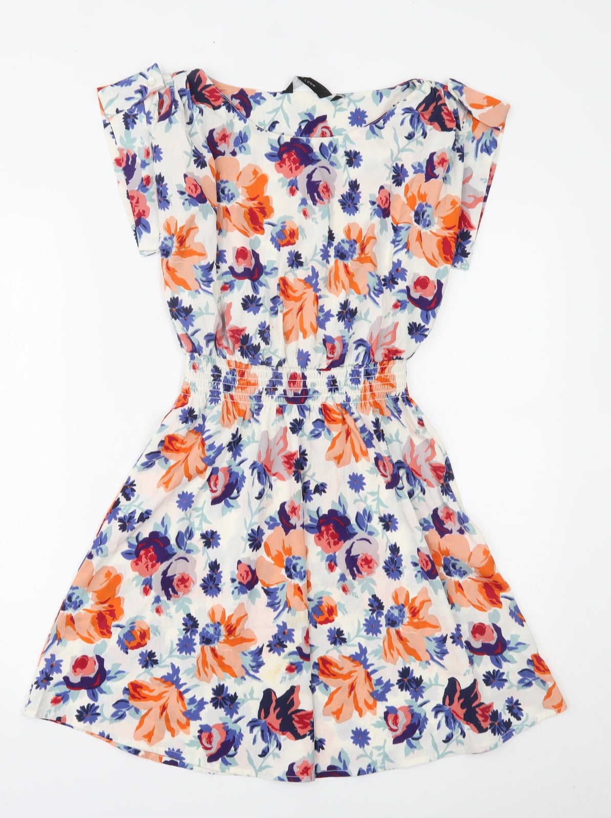 New Look Womens Multicoloured Floral  Fit & Flare  Size 12