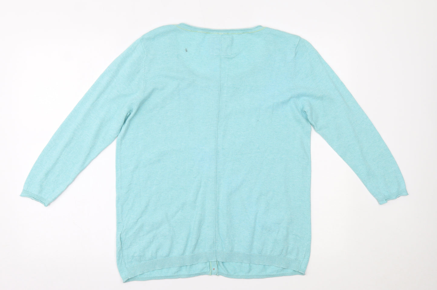 White Stuff Womens Blue   Cardigan Jumper Size 16