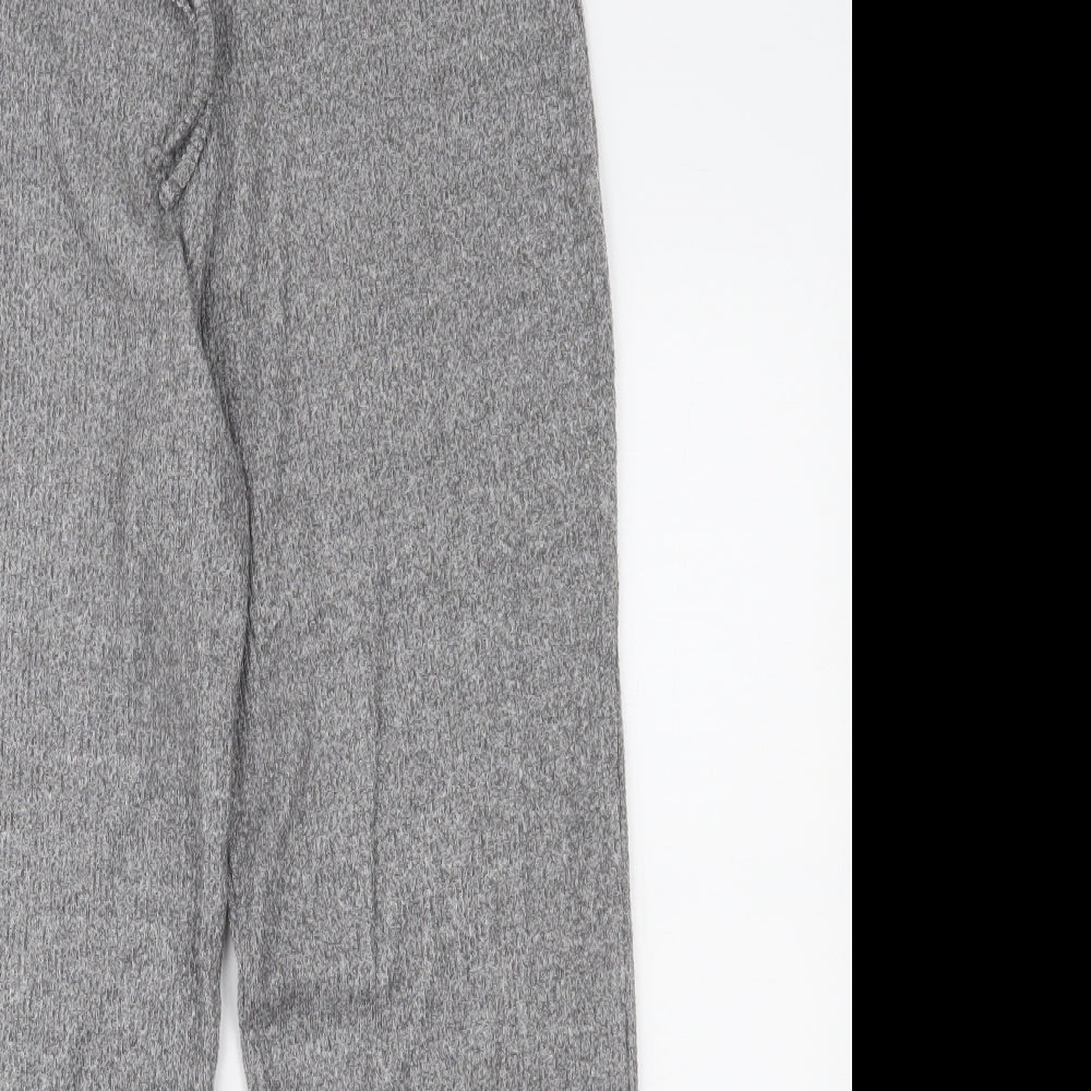 JEFF & CO Womens Grey   Trousers  Size 14 L27 in