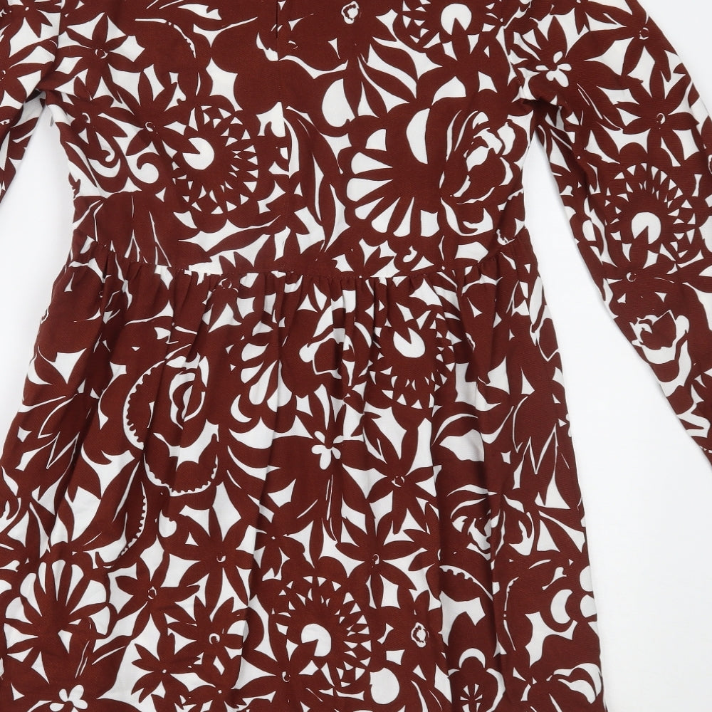 Marks and Spencer Womens Brown   Fit & Flare  Size 10