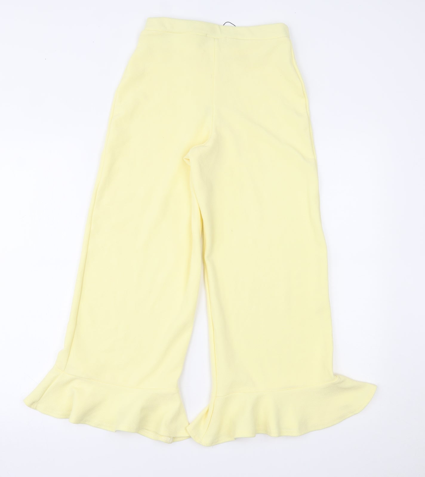Boohoo Womens Yellow   Trousers  Size 6 L23 in