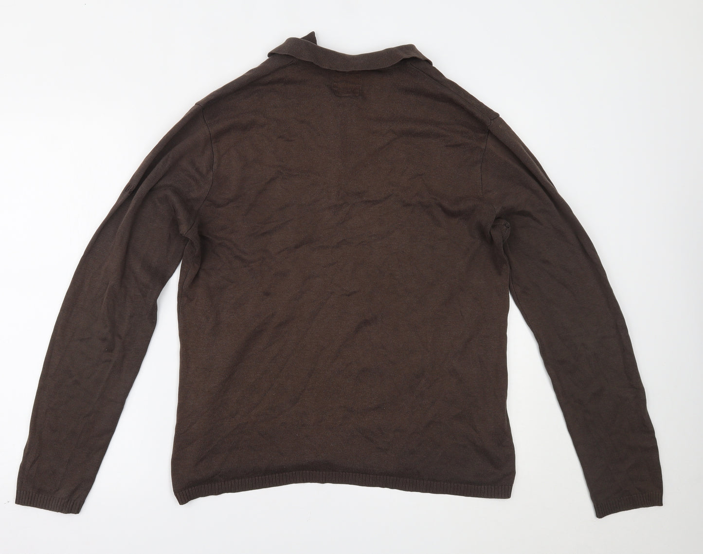 Urban Stone Mens Brown    Polo Size L