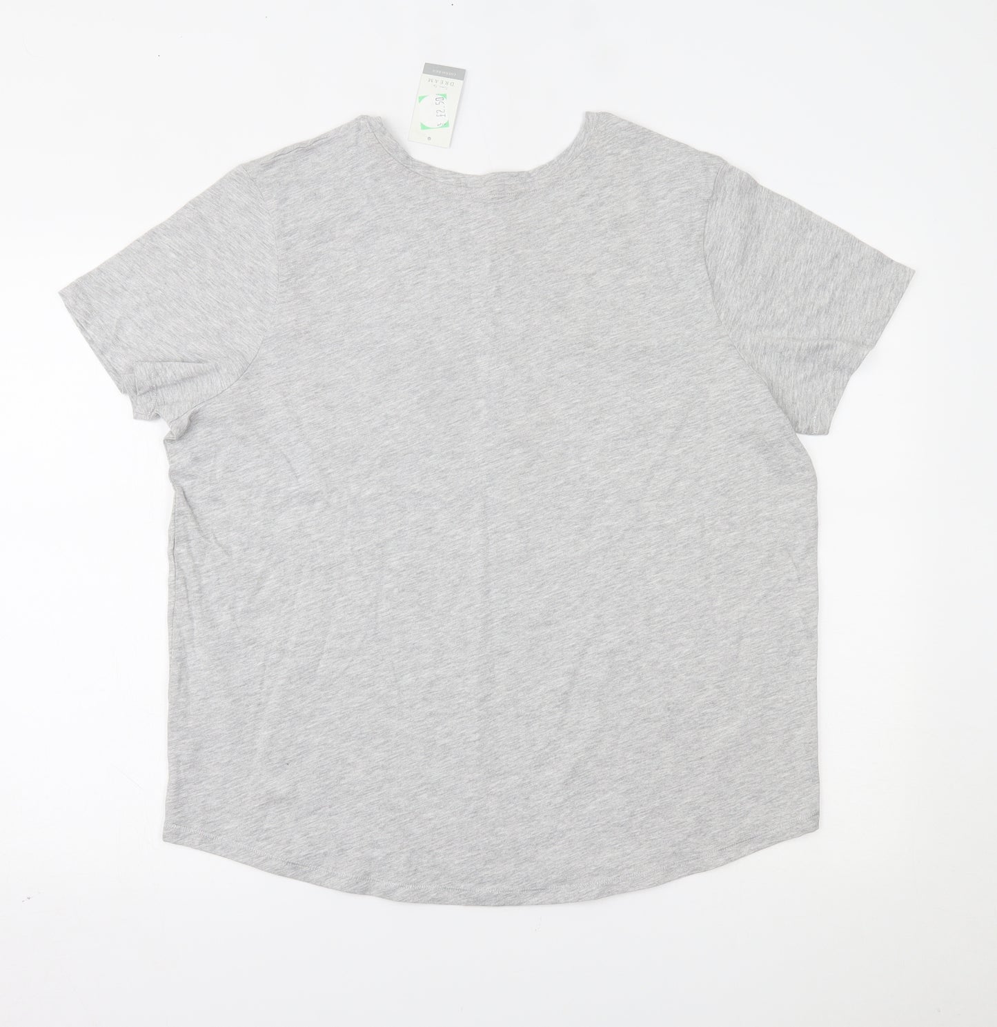 Matalan Womens Grey   Basic T-Shirt Size L