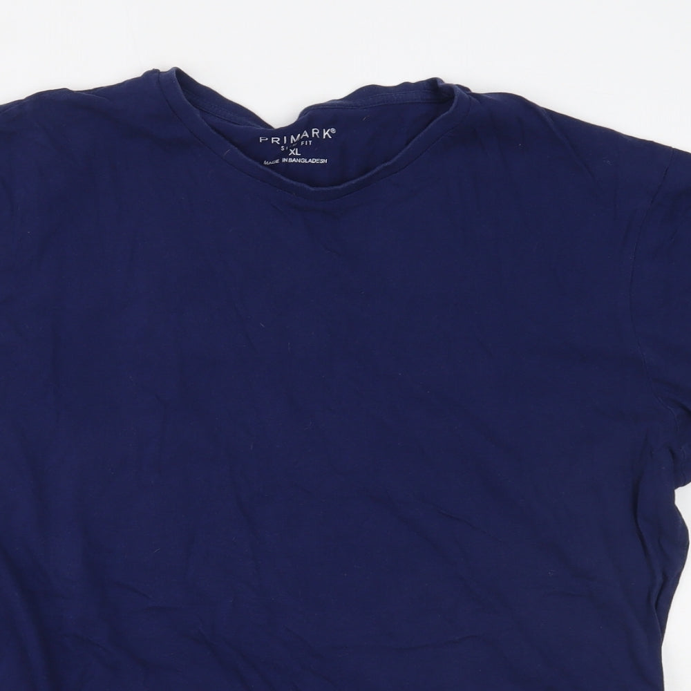 Primark Mens Blue    T-Shirt Size XL