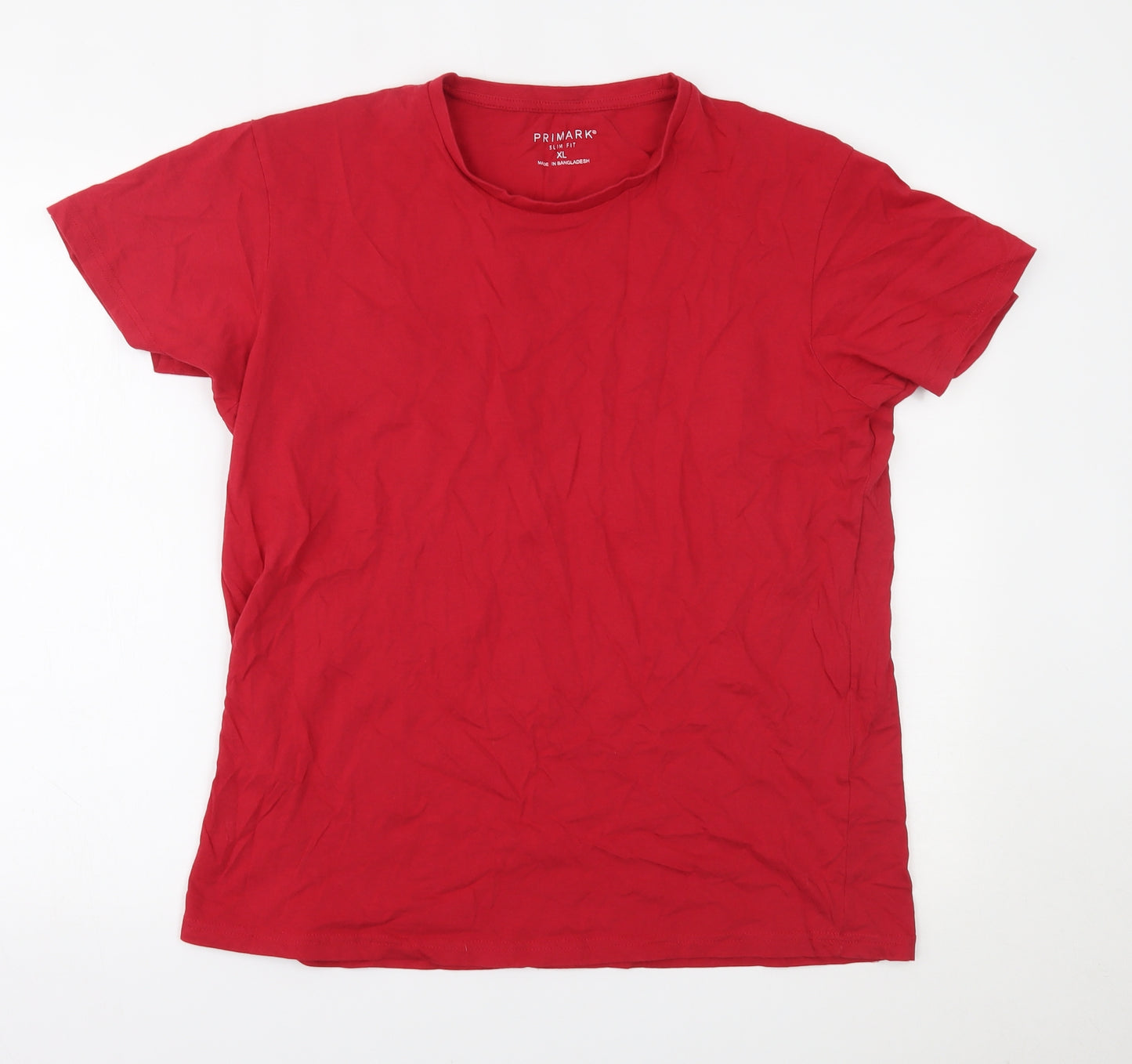 Primark Mens Red    T-Shirt Size XL