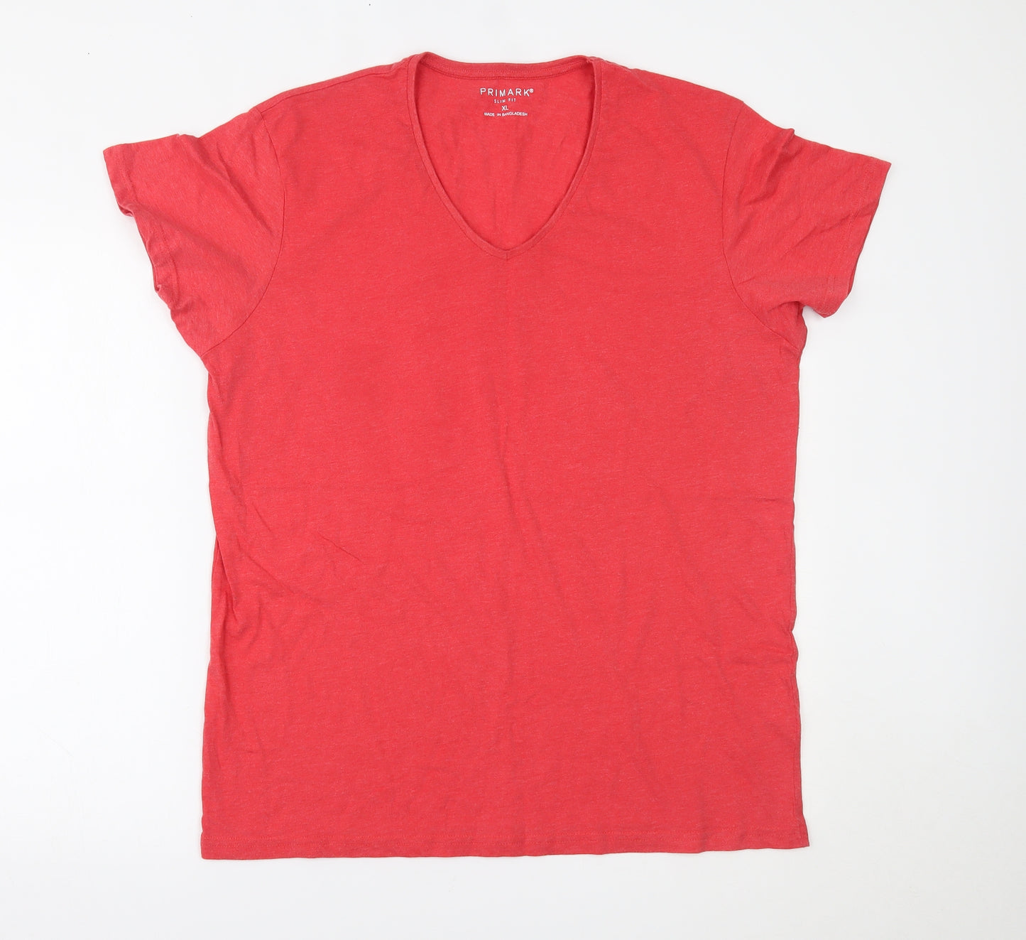 Primark Mens Red    T-Shirt Size XL