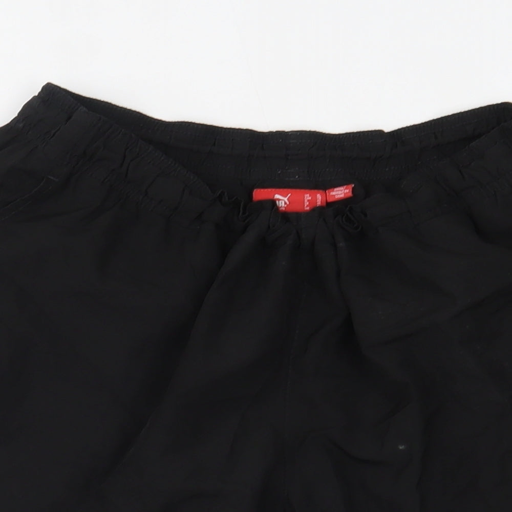 PUMA Womens Black   Sweat Shorts Size 16