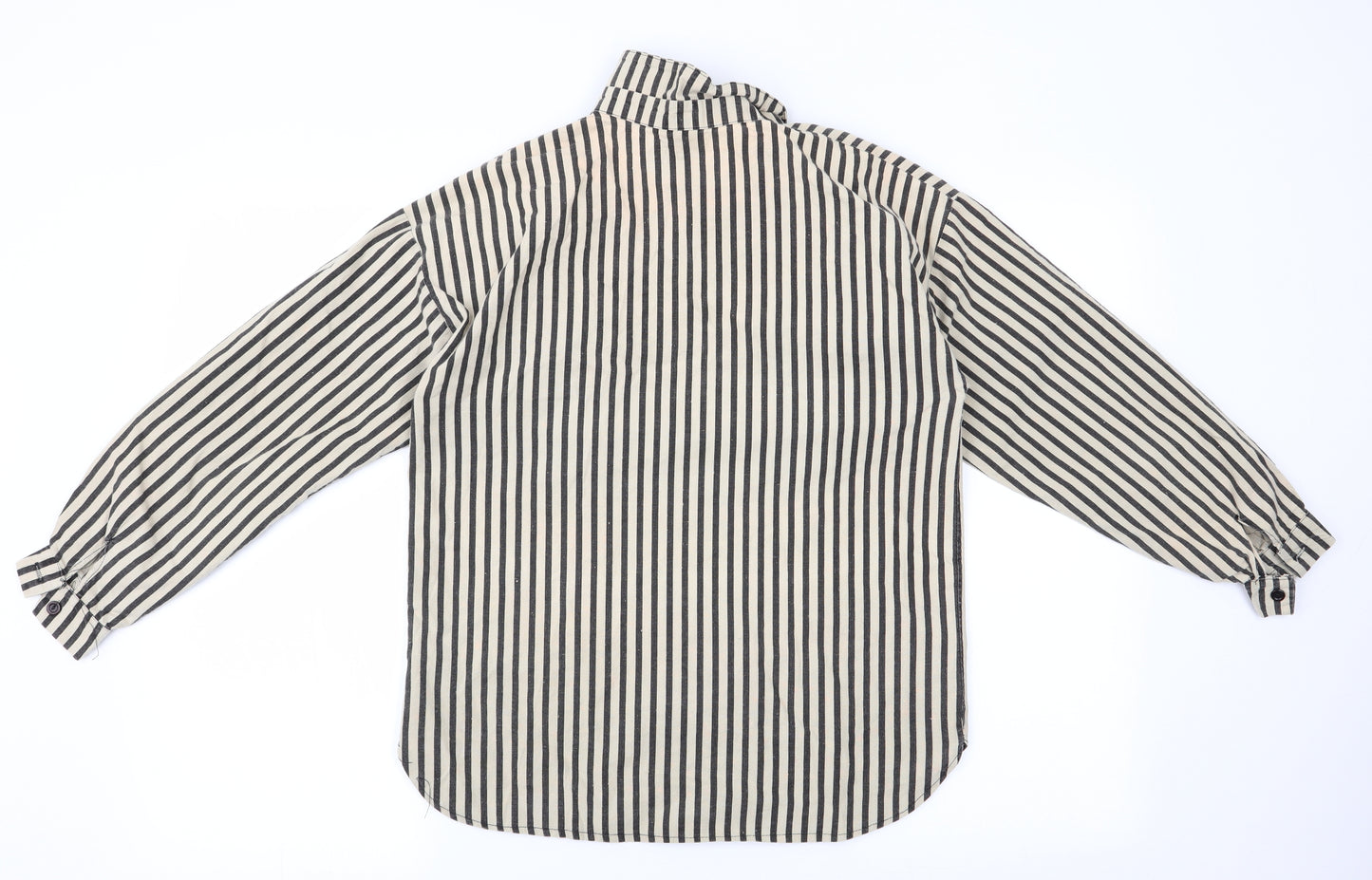 Dorothy Perkins Womens Multicoloured Striped  Basic Button-Up Size 12