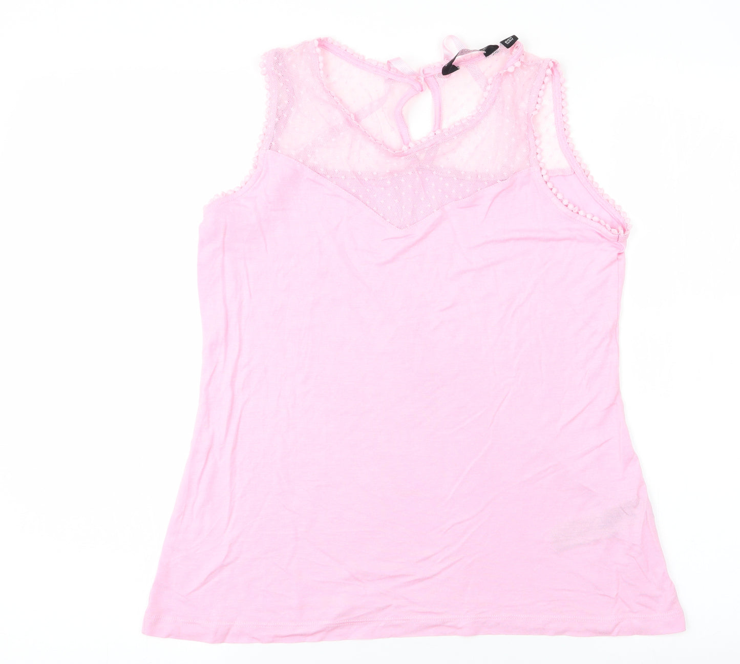 Dorothy Perkins Womens Pink   Basic Tank Size 14