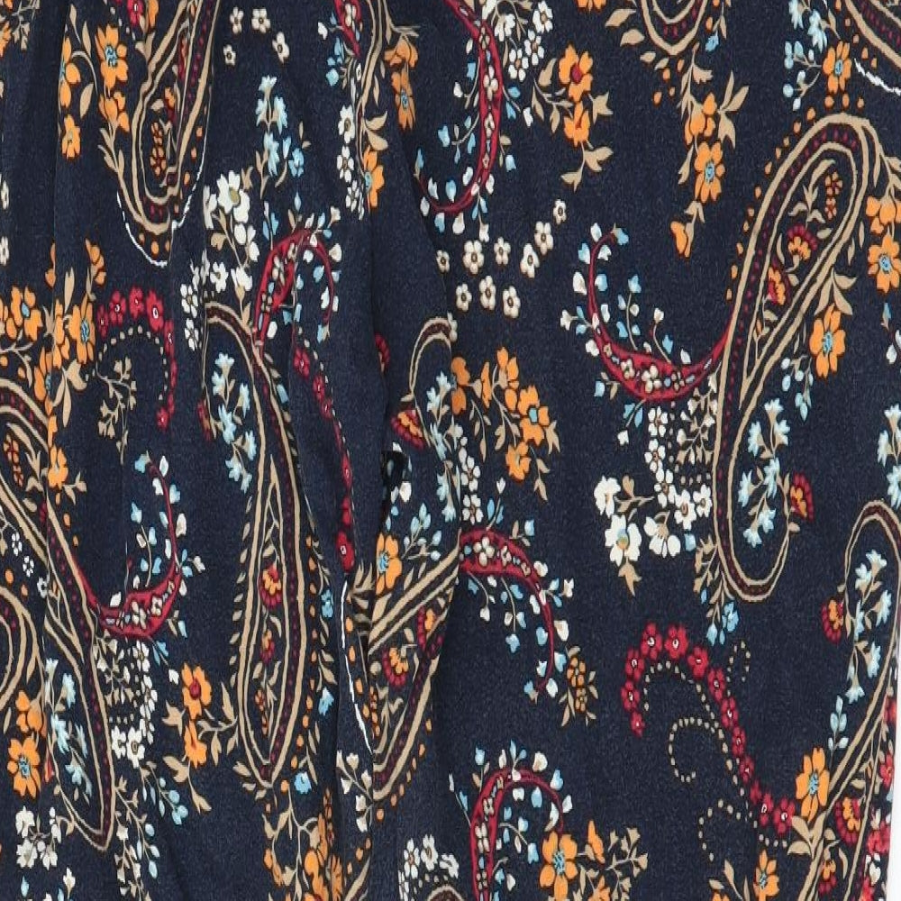 Dorothy Perkins Womens Multicoloured Paisley  Sweatpants Trousers Size 12 L27 in