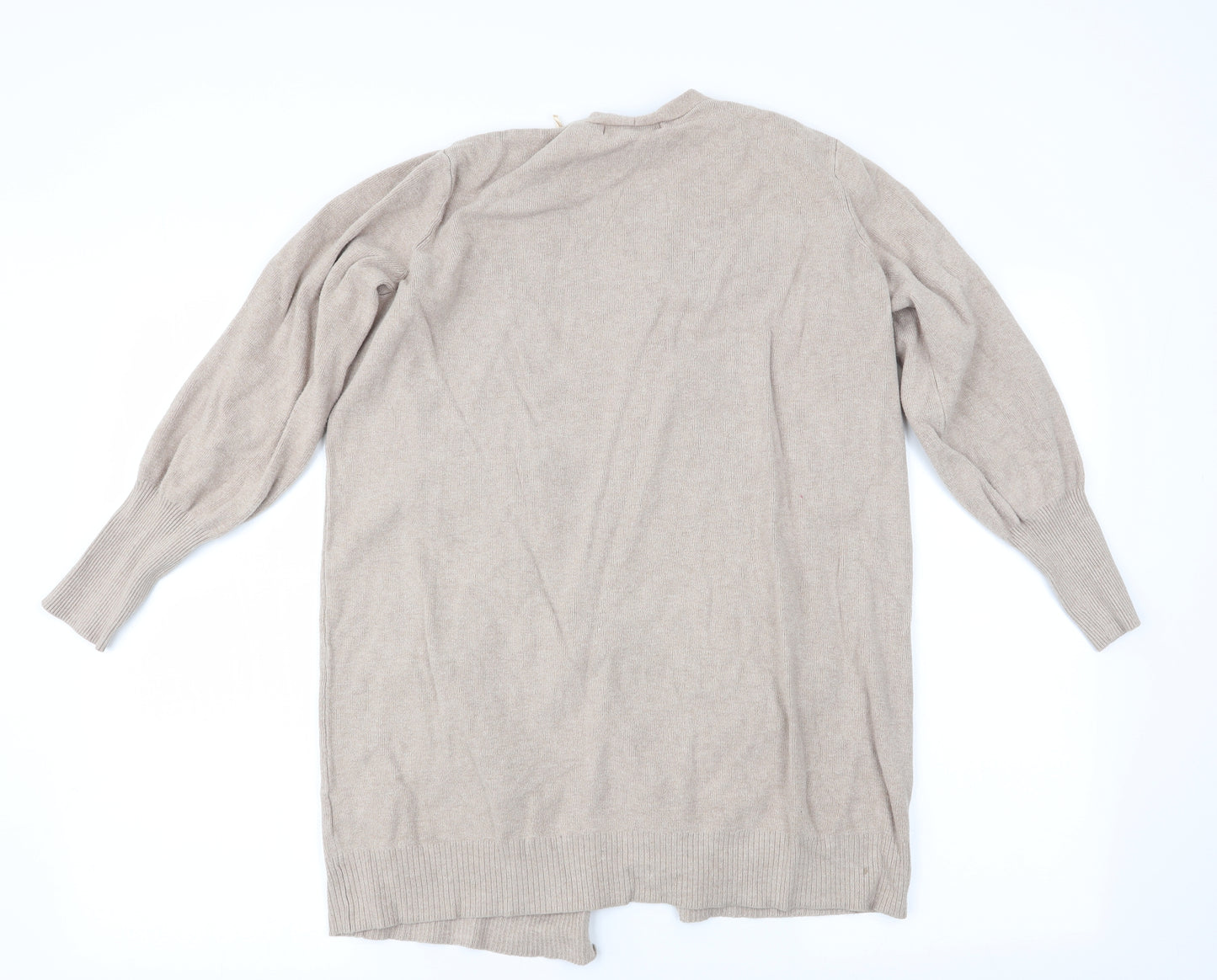Marks and Spencer Womens Beige   Cardigan Jumper Size M
