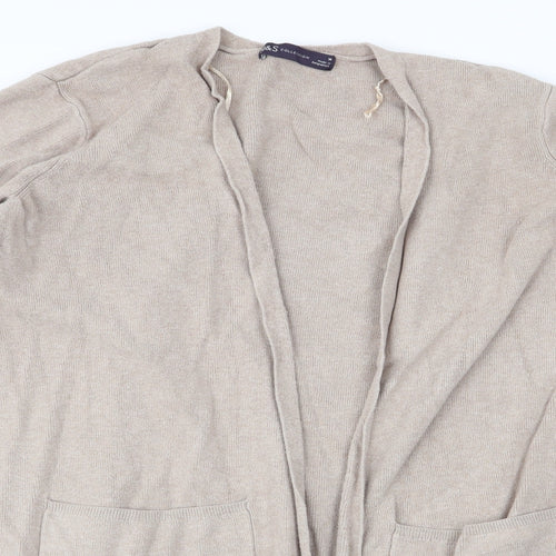 Marks and Spencer Womens Beige   Cardigan Jumper Size M