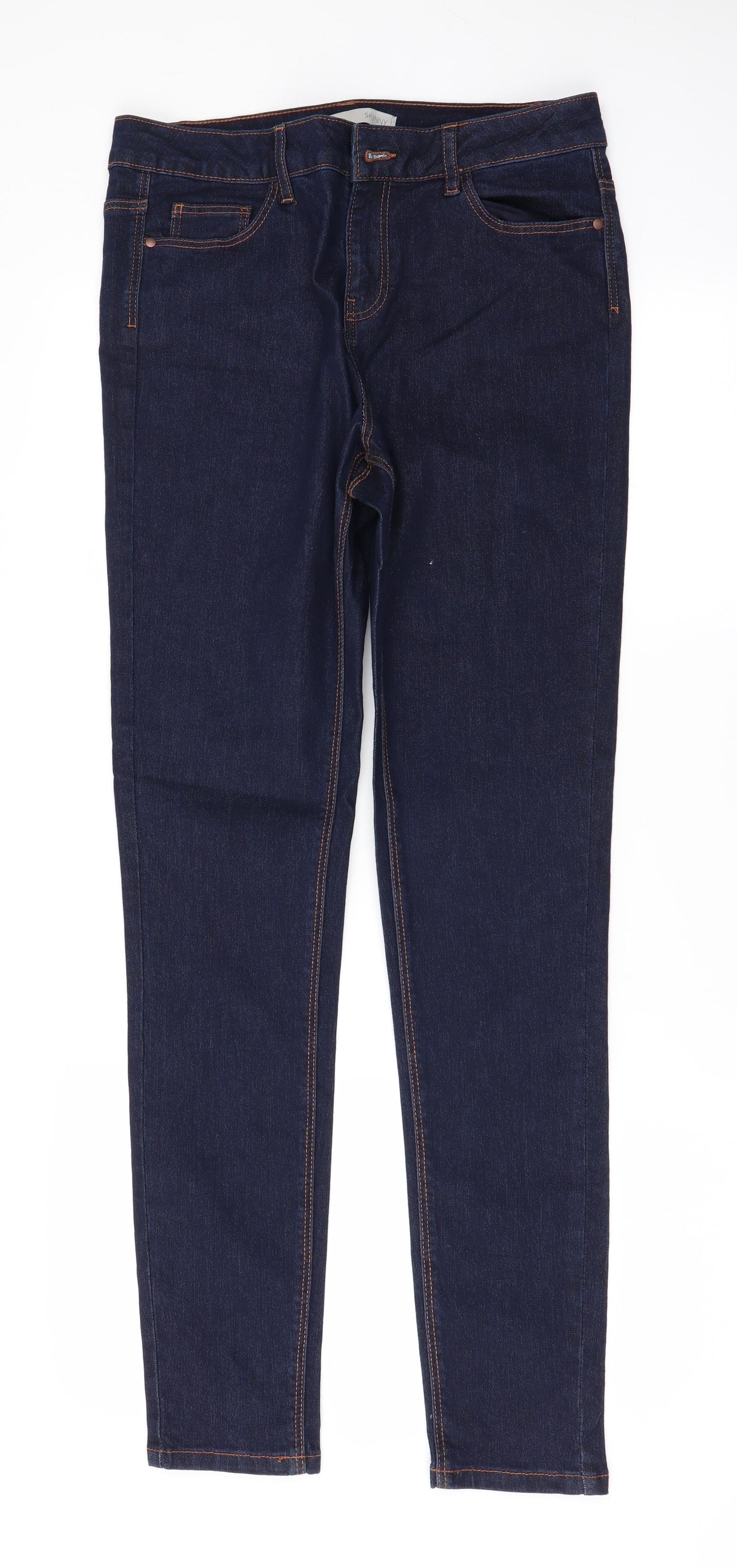 George Womens Blue   Skinny Jeans Size 12 L30 in