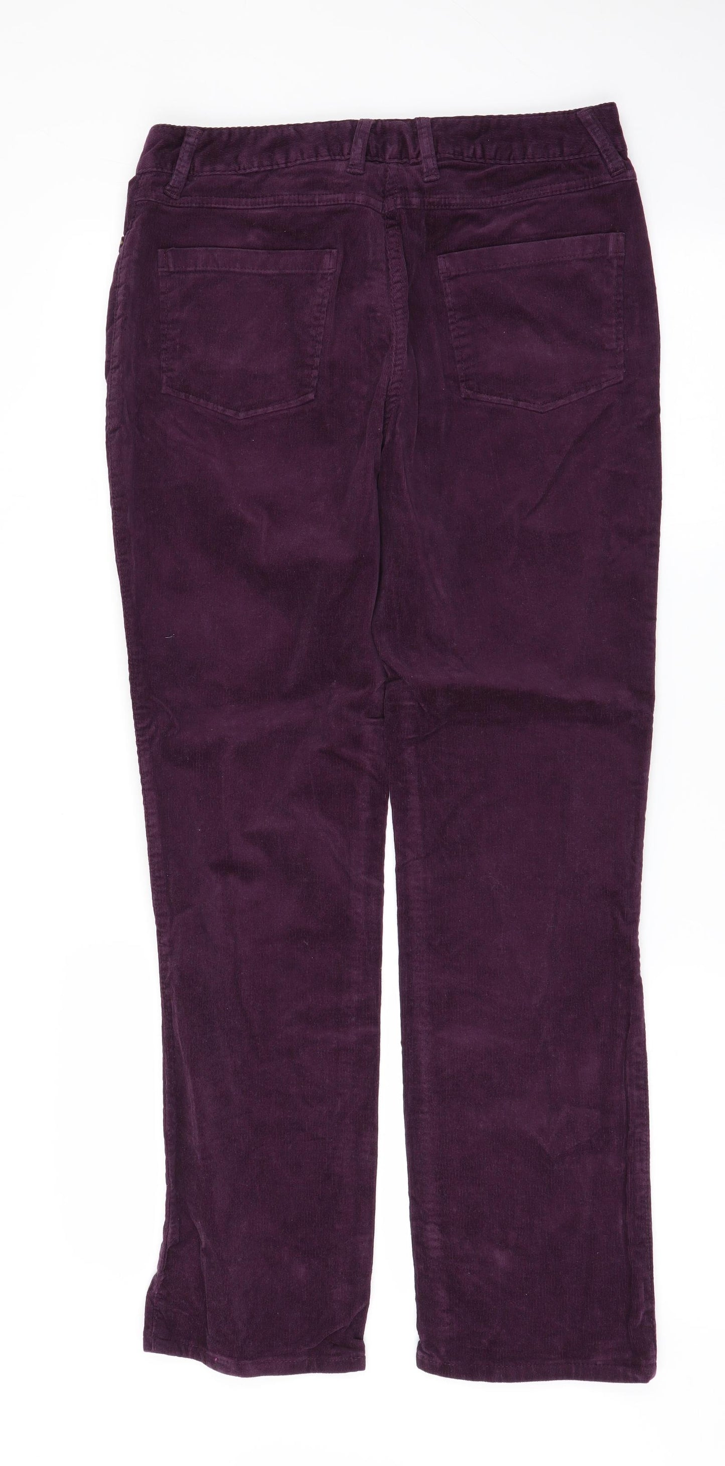 Marks and Spencer Womens Purple   Trousers  Size 12 L28 in