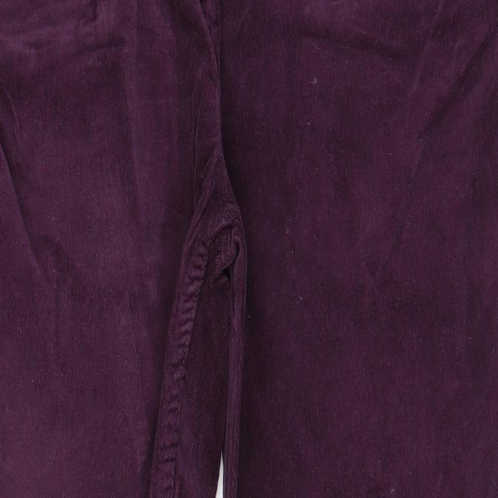 Marks and Spencer Womens Purple   Trousers  Size 12 L28 in