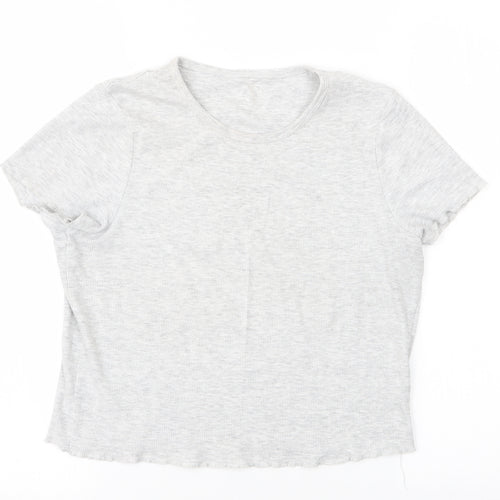George Womens Grey   Basic T-Shirt Size 10