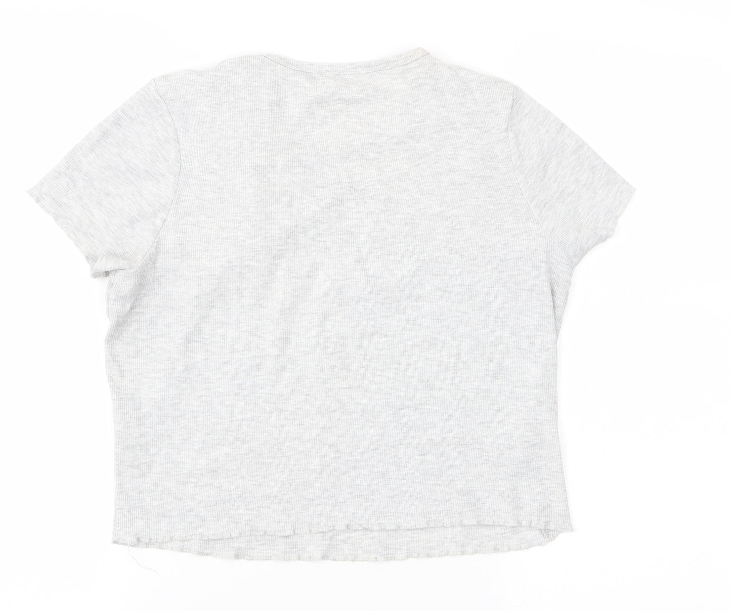 George Womens Grey   Basic T-Shirt Size 10