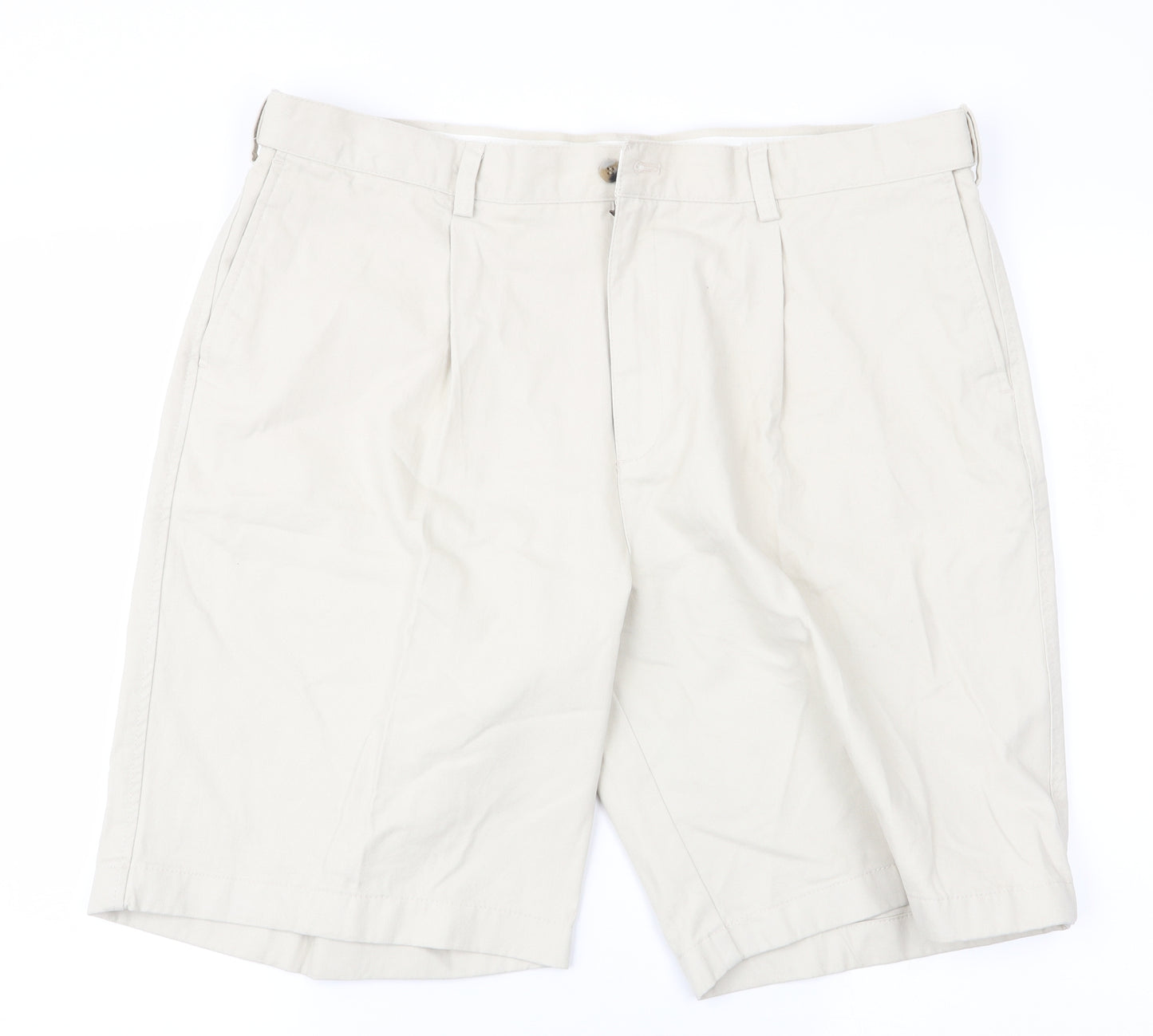 Preworn Mens Beige   Chino Shorts Size 40