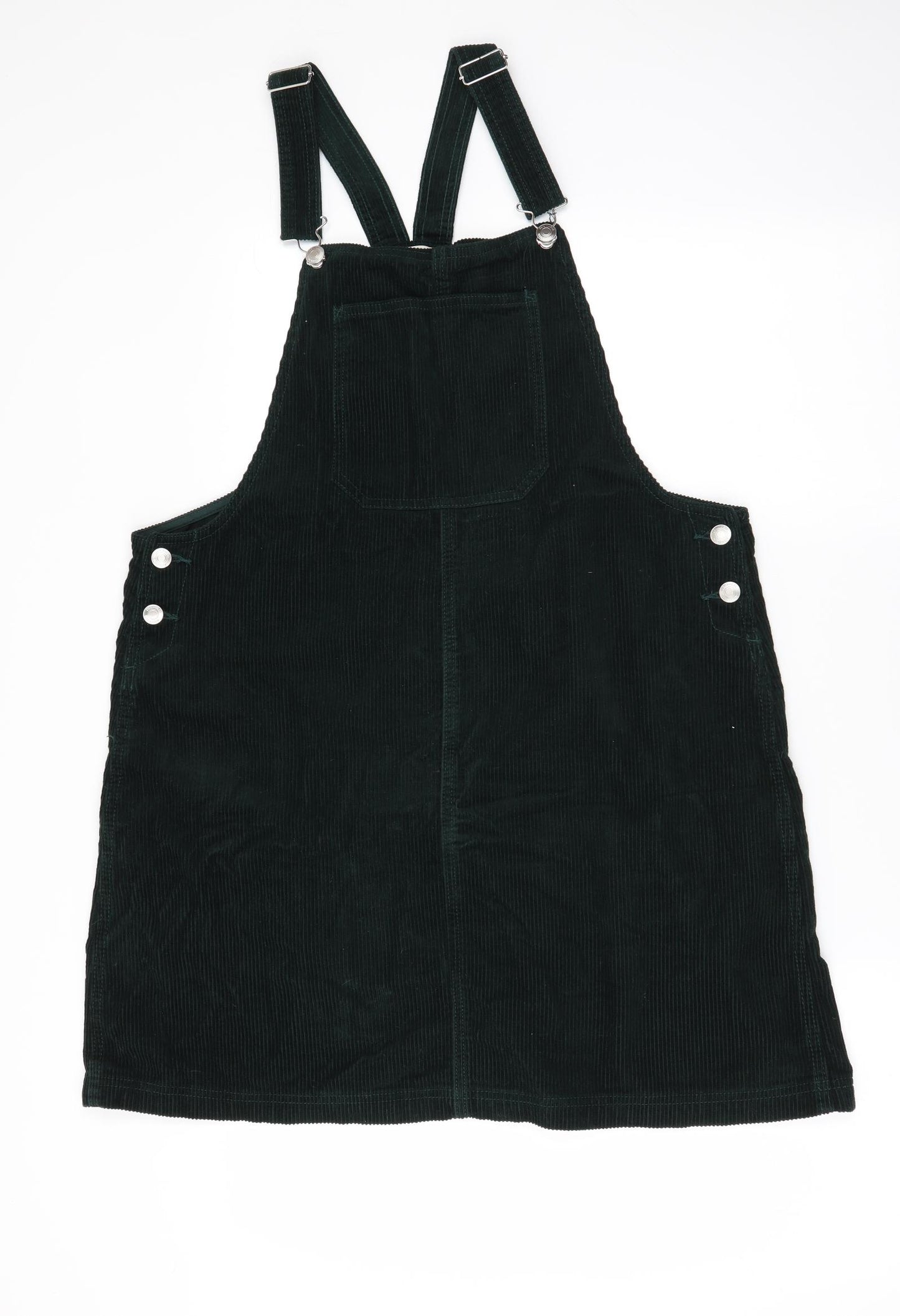 F&F Womens Green   Pinafore/Dungaree Dress  Size 16