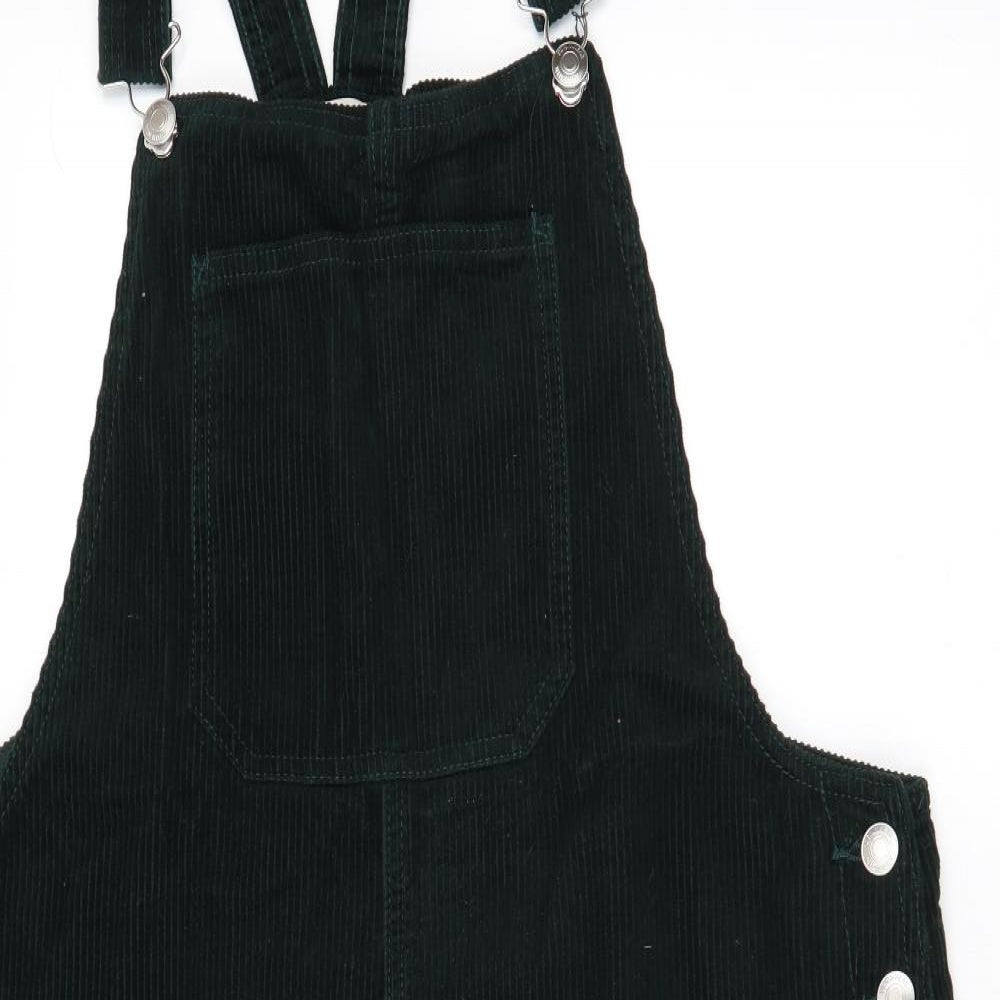 F&F Womens Green   Pinafore/Dungaree Dress  Size 16