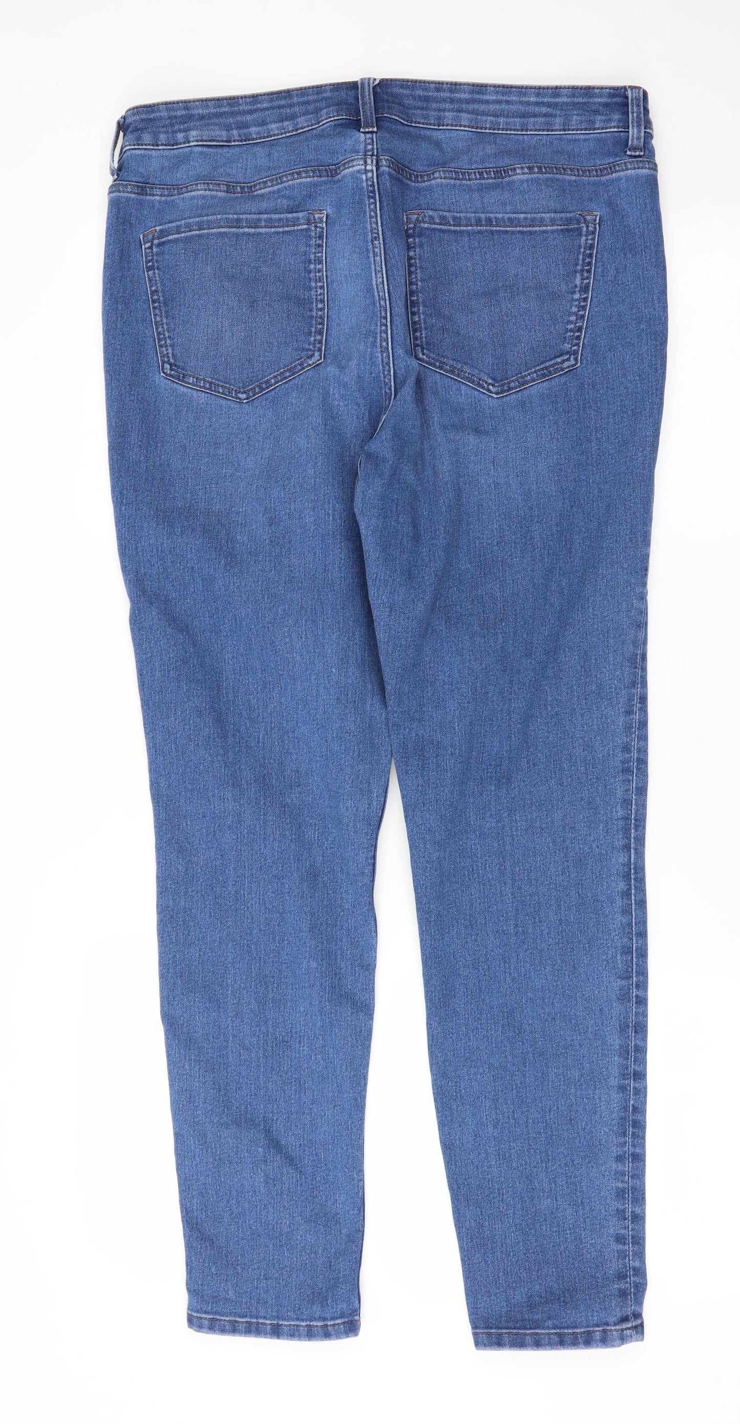Marks and Spencer Womens Blue   Skinny Jeans Size 16 L28 in