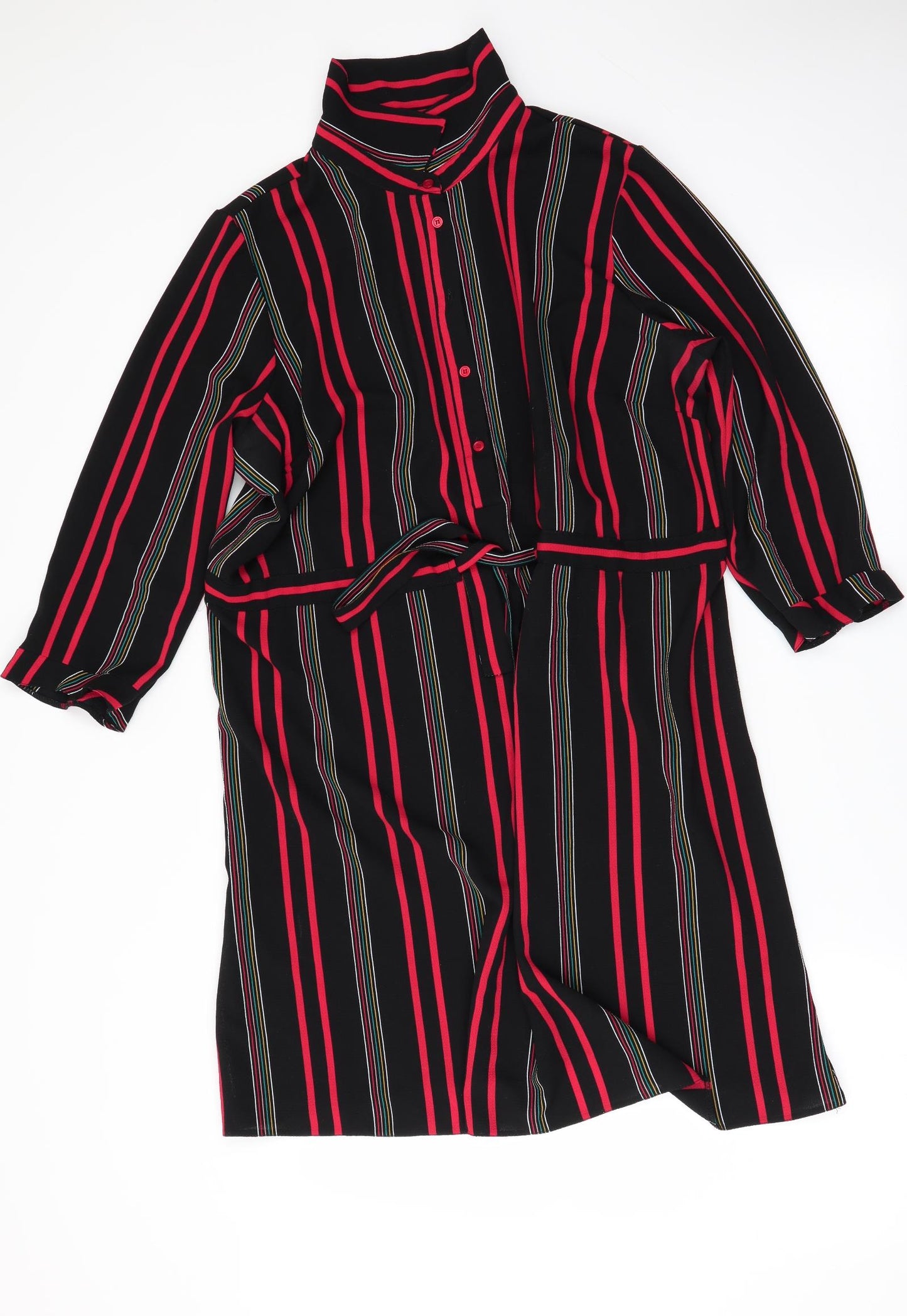 Matalan Womens Multicoloured Striped  Shirt Dress  Size 18