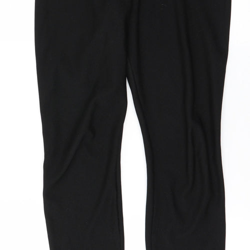 H&M Womens Black   Trousers  Size S L28 in