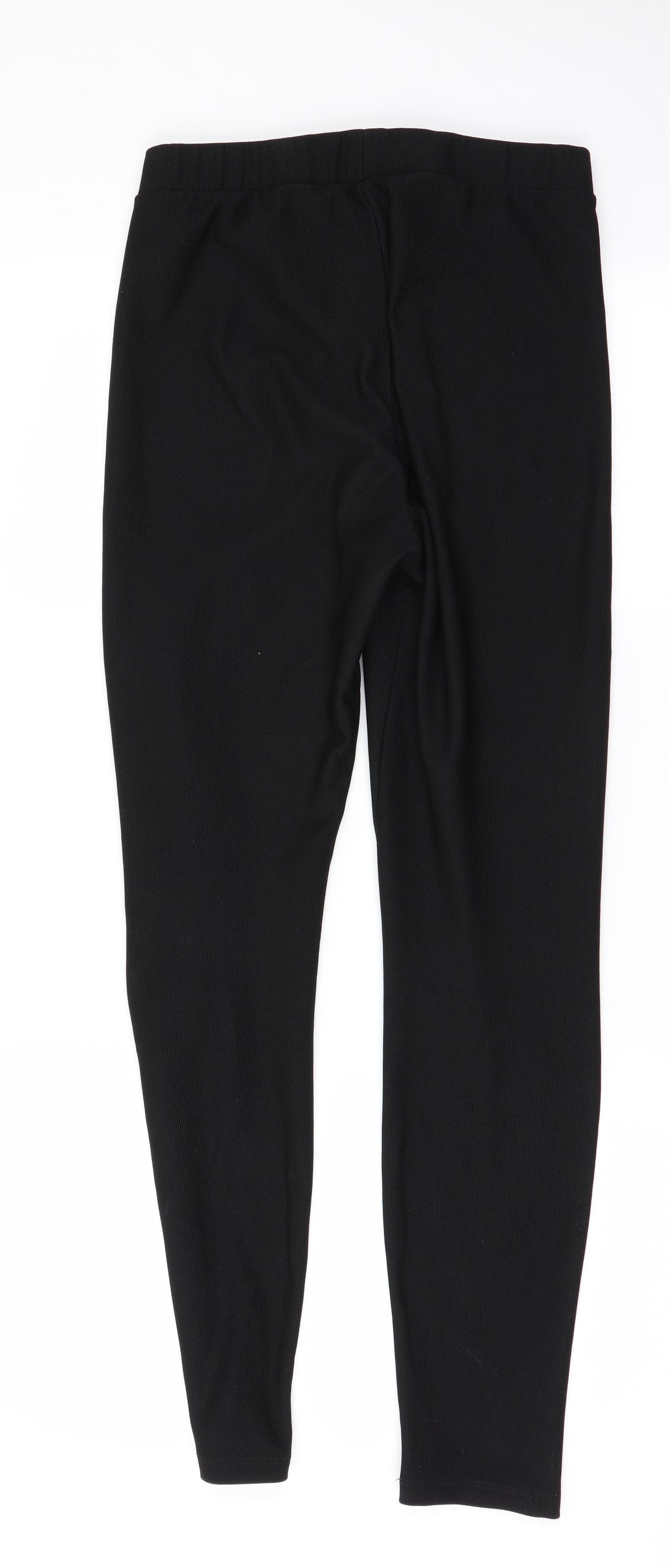 H&M Womens Black   Trousers  Size S L28 in