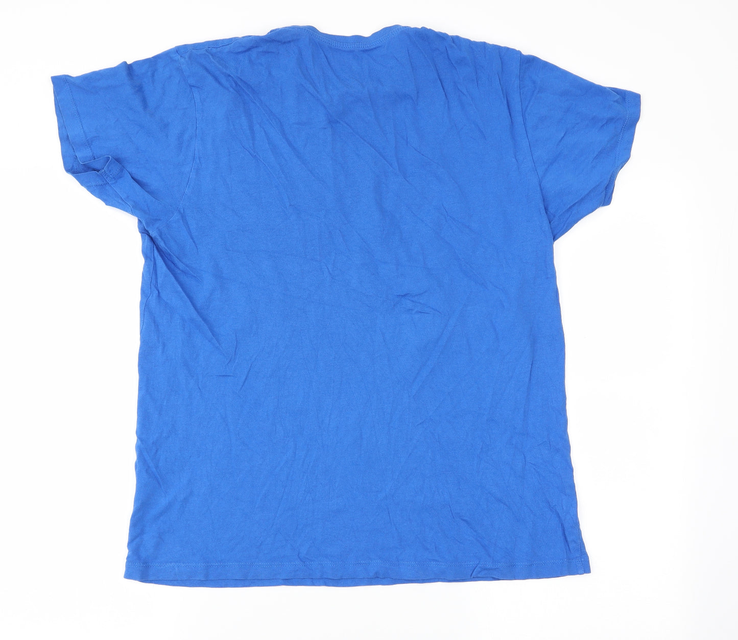 Cedar Wood State Mens Blue    T-Shirt Size M