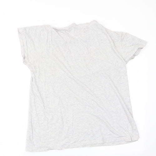 Cedar Wood State Mens Grey    T-Shirt Size M