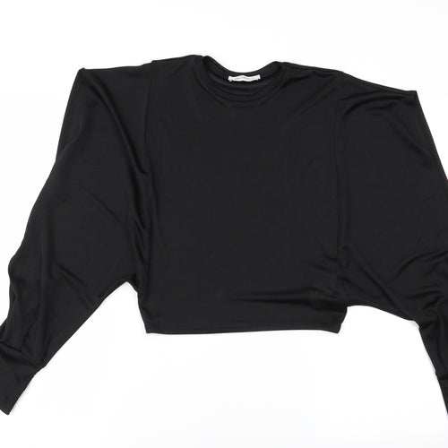 Zara Trafaluc Womens Black   Basic T-Shirt Size S
