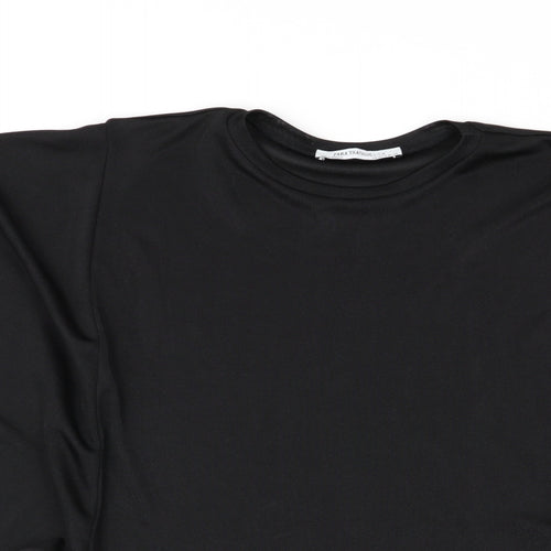 Zara Trafaluc Womens Black   Basic T-Shirt Size S