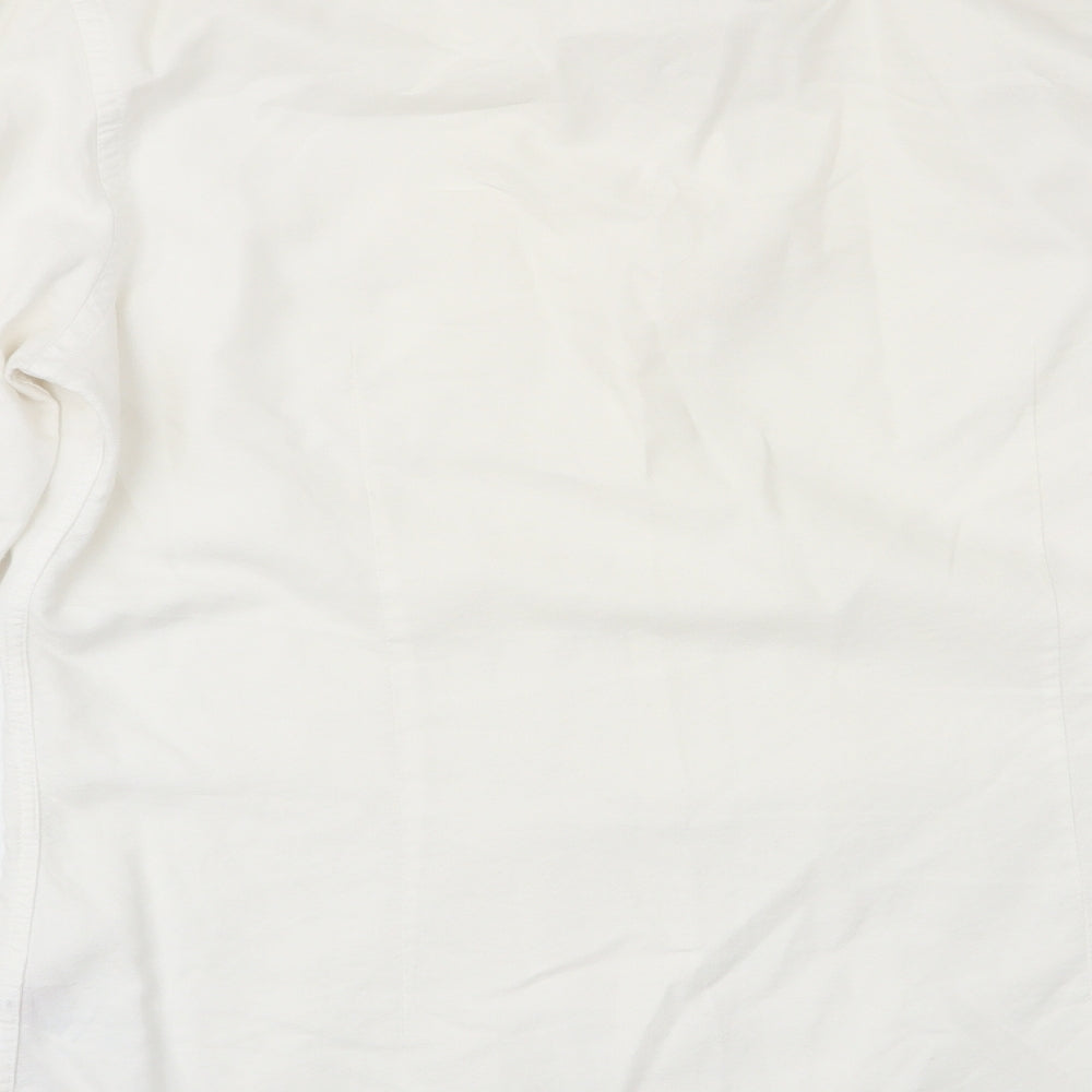 Burton Mens White    Button-Up Size S