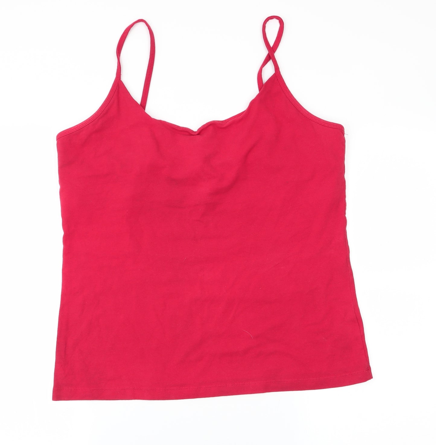 Mia Moda Womens Red   Basic Tank Size 20