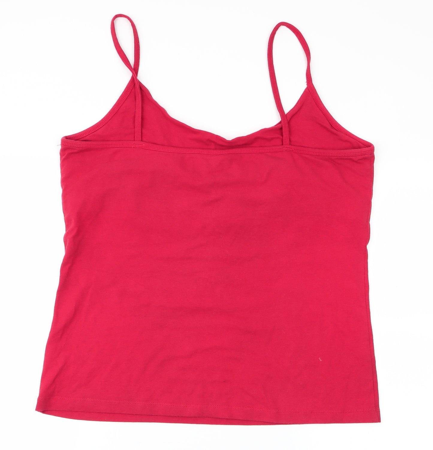 Mia Moda Womens Red   Basic Tank Size 20
