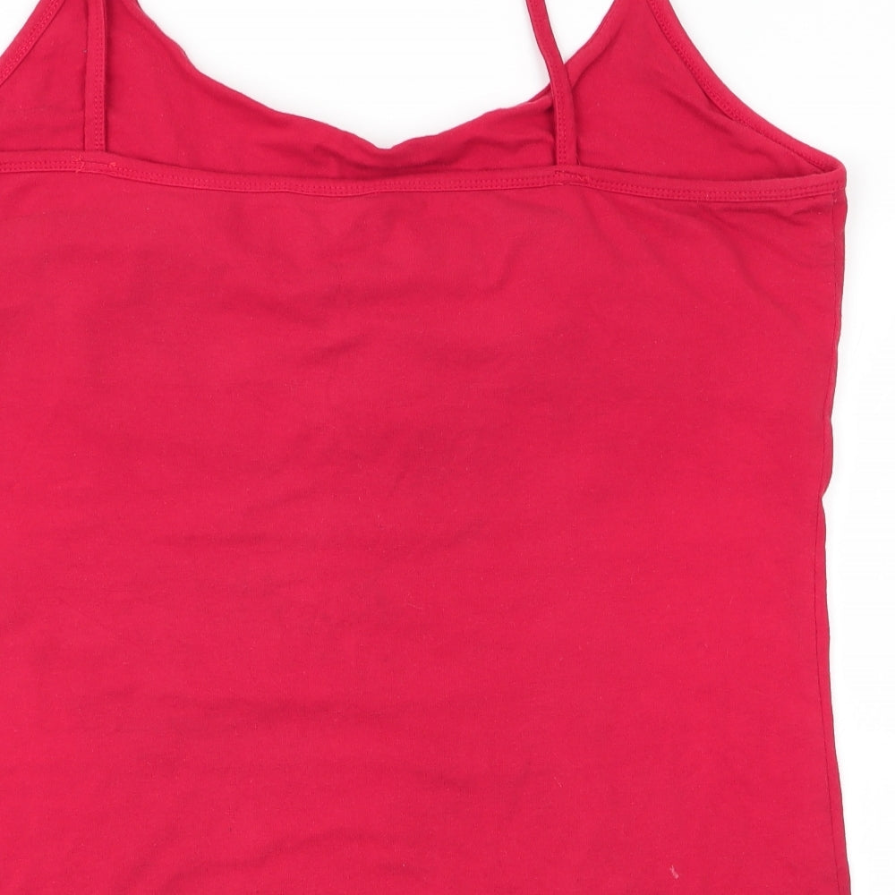 Mia Moda Womens Red   Basic Tank Size 20